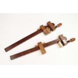 An unusual pair of mahogany,