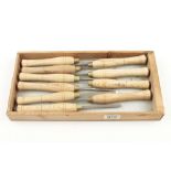 A recent set of ten small turning tools by SORBY hss G++