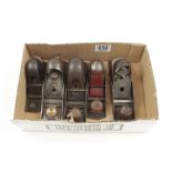 Five steel block planes G-