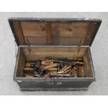 A pine chest of tools G