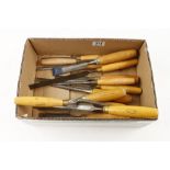 14 bevel edge chisels G+