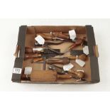 Five saw set and six screwdrivers G