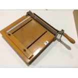 A paper guillotine