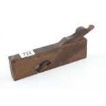 A d/t steel rebate plane badly pitted by water damage P