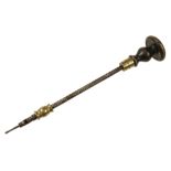 A quality 14" archimedian drill with knurled brass grip and ferrule G+