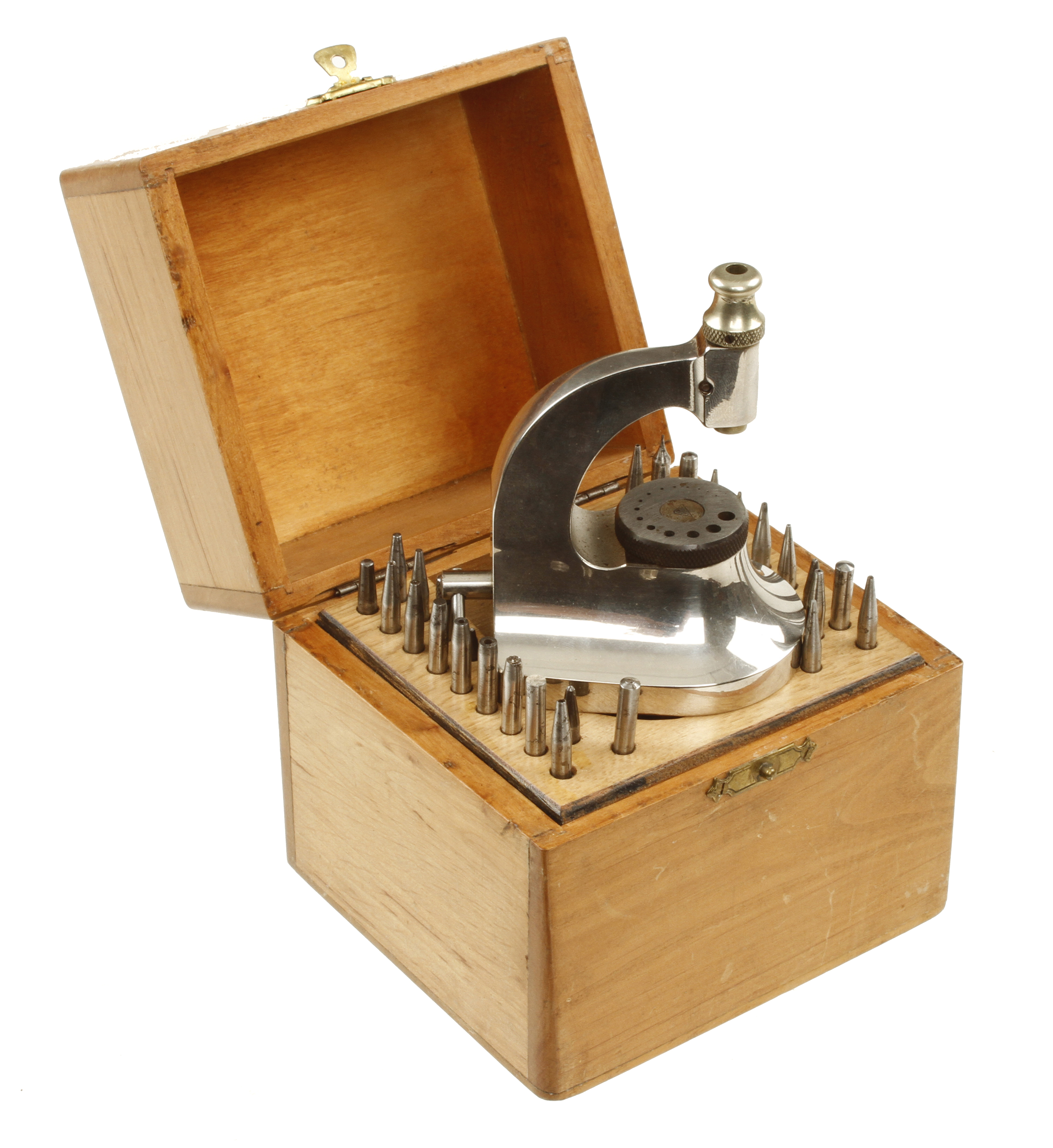 A watchmakers staking set in original box by STAR Switzerland G++