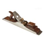 A 22 1/2" d/t steel NORRIS No 1 jointer with rosewood infill and handle 90% replacement 2 1/2"