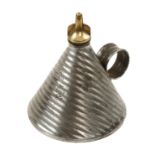 A small KAYE'S walnut whip oilcan G+