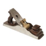 A 14 1/2" d/t steel NORRIS No 1 panel plane with rosewood infill and handle 95% replaced Norris 2