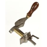 A leather cutting plough gauge by DIXON with rosewood handle G