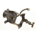 A 19c cast iron mincer by SPONG & Co London for wall or table mounting G