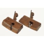 A pair of miniature beech 1/4 rounds 2 3/4" x 5/8" G+