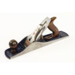 A rare and little used RECORD No 05C Stay Set corrugated sole jack plane with most orig decal on