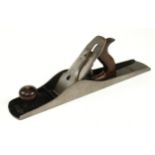 A STANLEY No 6 low knob fore plane with Record iron G+