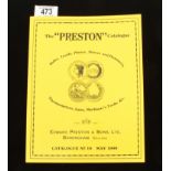 A PRESTON catalogue No 18 May 1909 reprint F