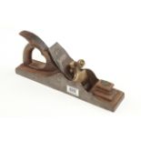 A steel panel plane with altered brass lever pitted G-