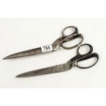 A pair of tailors shears by WISS USA and another pair G