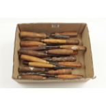 22 chisels gouges and carving tools G