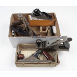 Three metal plane in orig boxes by RECORD & STANLEY G