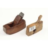 Two small wood planes G+