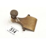 A 2 1/8" brass lever and screw marked PRESTON on back G+