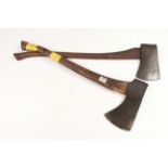 Two felling axes G