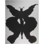 CARLOS AMORALES Mariposas Negras (Black Butterflies) Lithograph Handsigned from an edition of