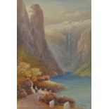 SYDNEY E HART Mardalsfossen Waterfall,