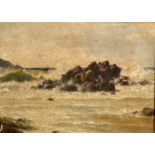 GEORG EMIL LIBERT Coastal Spray Oil on canvas Signed and dated (18)99 22.