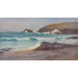 CYRIL WARD Cornish Headland Watercolour 41.