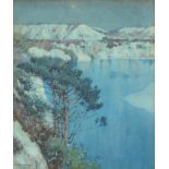 ALBERT MOULTON FOWERAKER The Blue Pool Watercolour Signed and dated May 1930 27 x 23cm