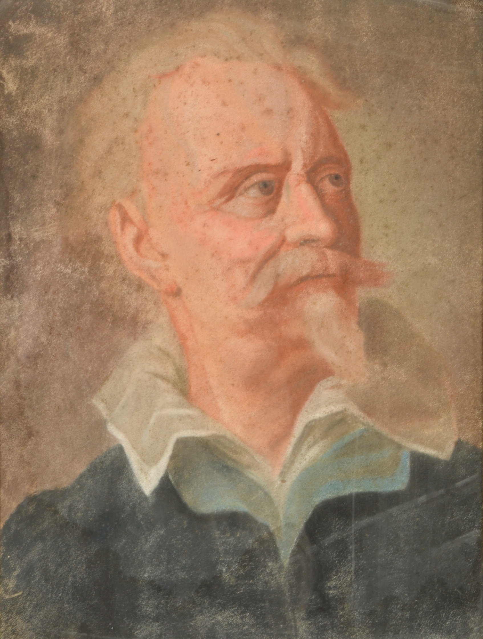 Head of a Poet Pastel 38 x 27cm