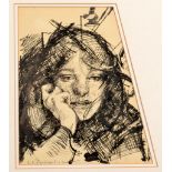 ROBERT OSCAR LENKIEWICZ Mouse Indian pen and ink Signed 23.