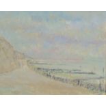 JOHN DENAHY West Runton beach Oil on board Signed 22 x 29cm