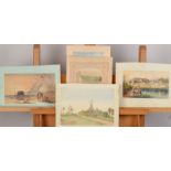 B FORD Rangoon Four watercolours each titled including 'Signal Pagoda,