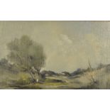 ANTOON MARKUS Landscape Oil on canvas Signed 18 x 30cm