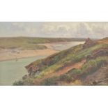 ARTHUR WILDE PARSONS On the Camel Estuary Oil on canvas Signed and dated 1913 30 x 50cm