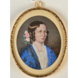 A portrait miniature of a Spanish lady, 7.