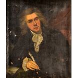Follower of SIR JOSHUA REYNOLDS Portrait of a Young Gentleman Oil on canvas 75 x 63cm