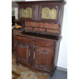 An oak French regional dresser,