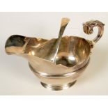 A pair of good silver sauce boats by George Howson in mid 18th century style,