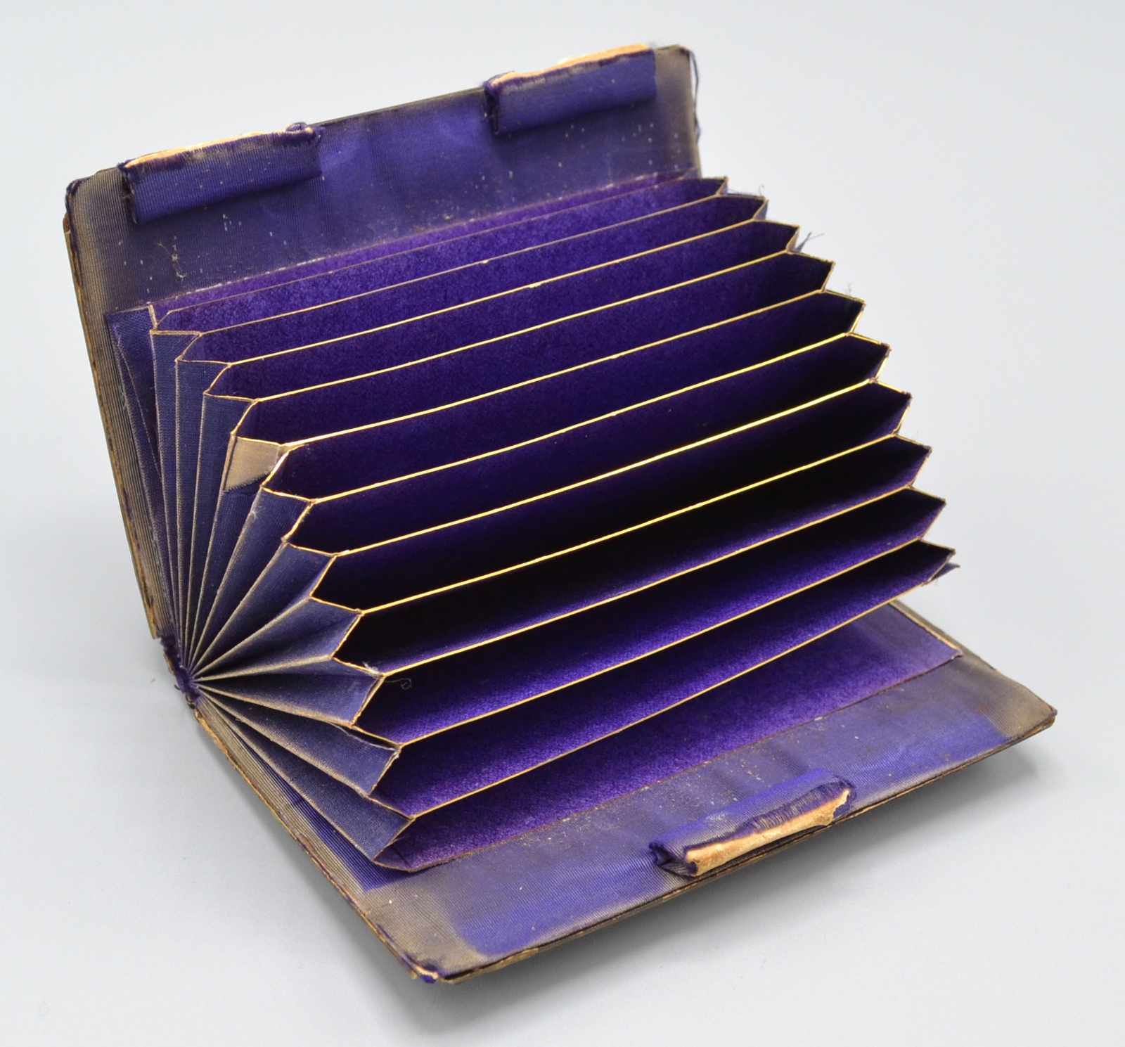 A mid 19th century pique card case. - Image 2 of 2
