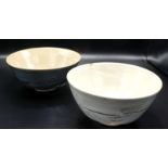 Two Leach Pottery 'Z' bowls, each diameter 23cm.