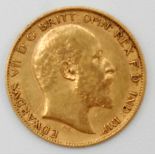 A George V half sovereign dated 1904, good, very fine.