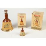 Four Wade bottles of 'Bell's Scotch Whisky', two boxed.