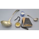 An ex WD soup ladle and a volt meter etc.