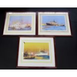 A pair of shipping prints after Charles Dixon and Frank Mason,one shows British India S.