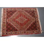 A Persian rug,