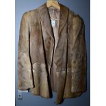 A 1930s possibly red fox fur jacket.