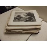 LARGE QUANTITY 19C ENGRAVED PLATES.